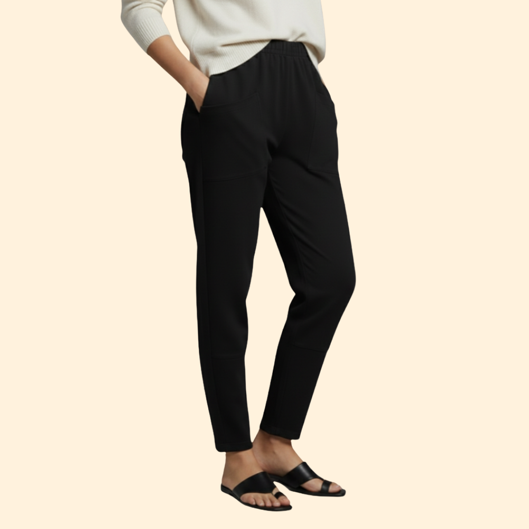 Women’s Summer Pants with Stretch Waistband