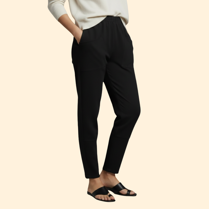 Women’s Summer Pants with Stretch Waistband