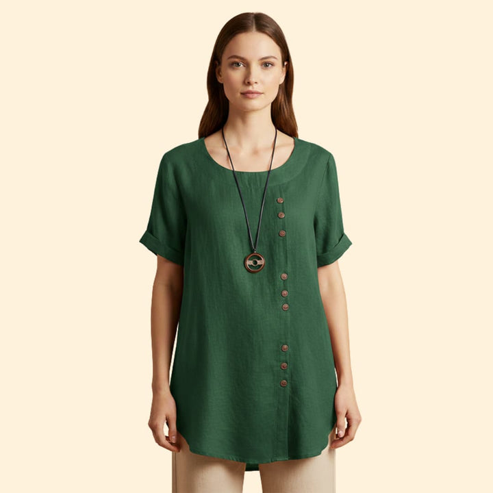 Women's Summer Shirt with Button Details