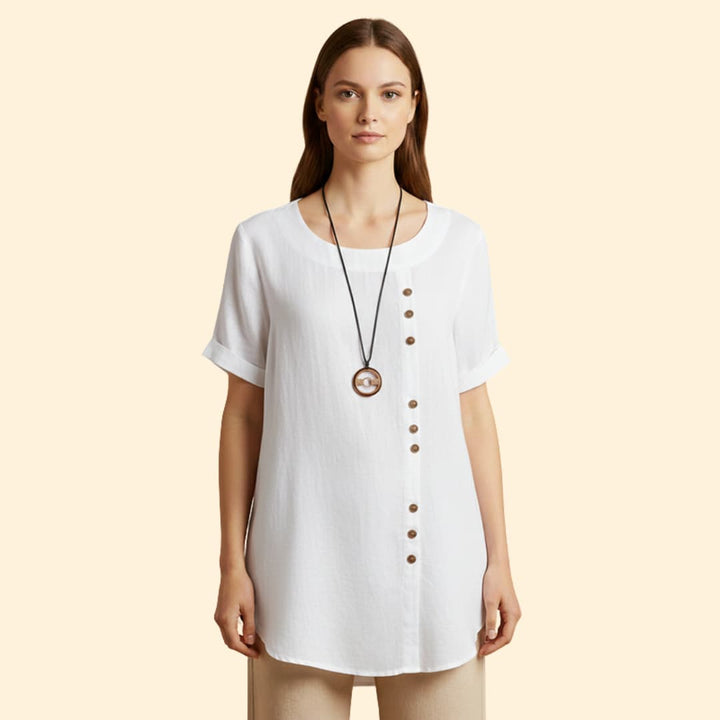 Women's Summer Shirt with Button Details