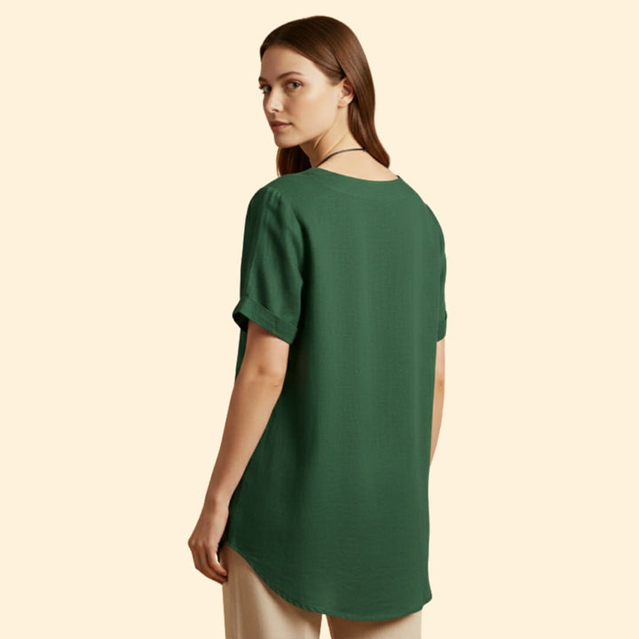 Women's Summer Shirt with Button Details