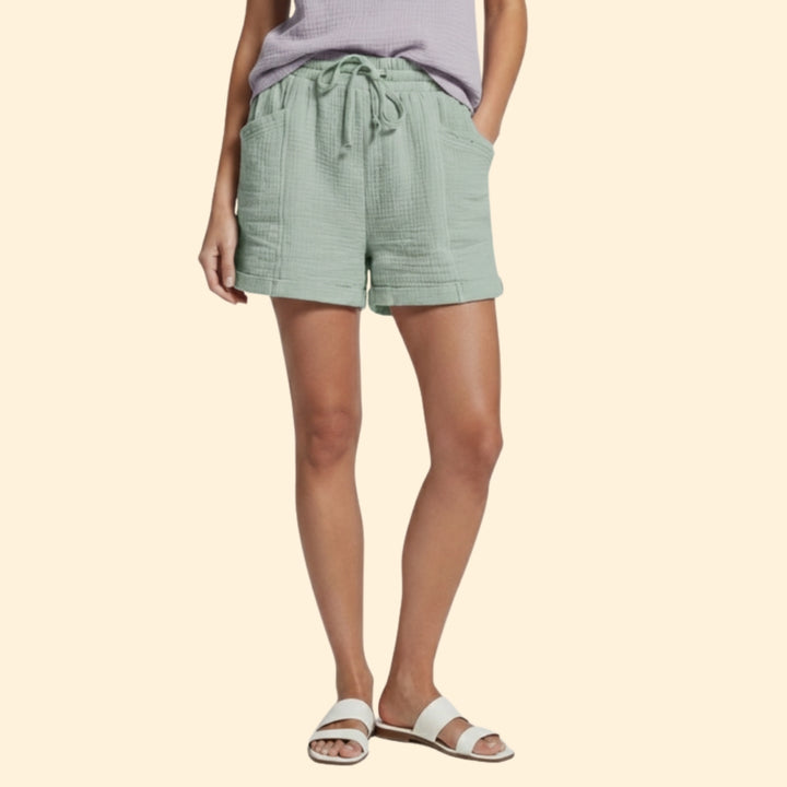 Women's Summer Shorts with Drawstring Waistband