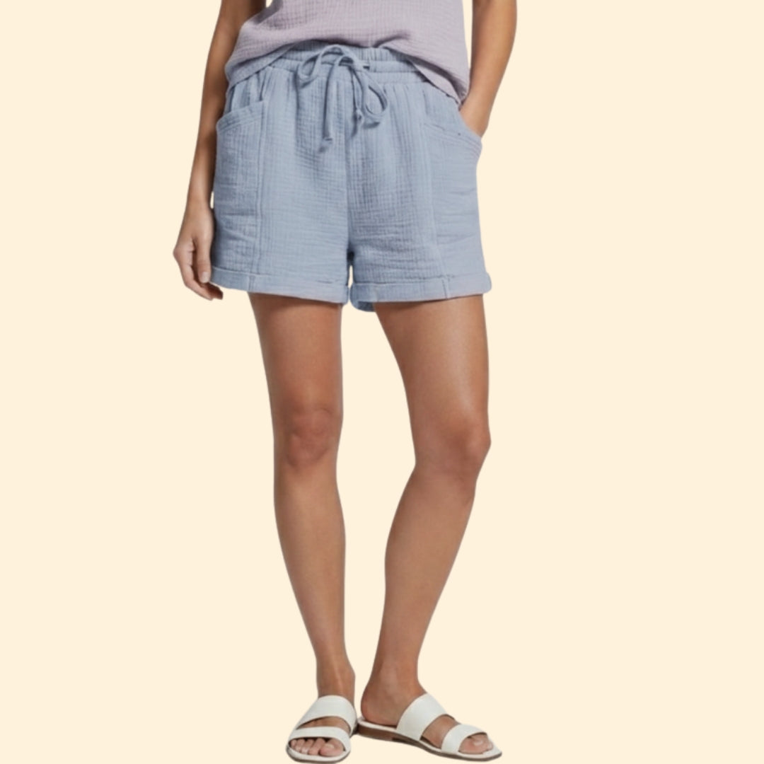 Women's Summer Shorts with Drawstring Waistband