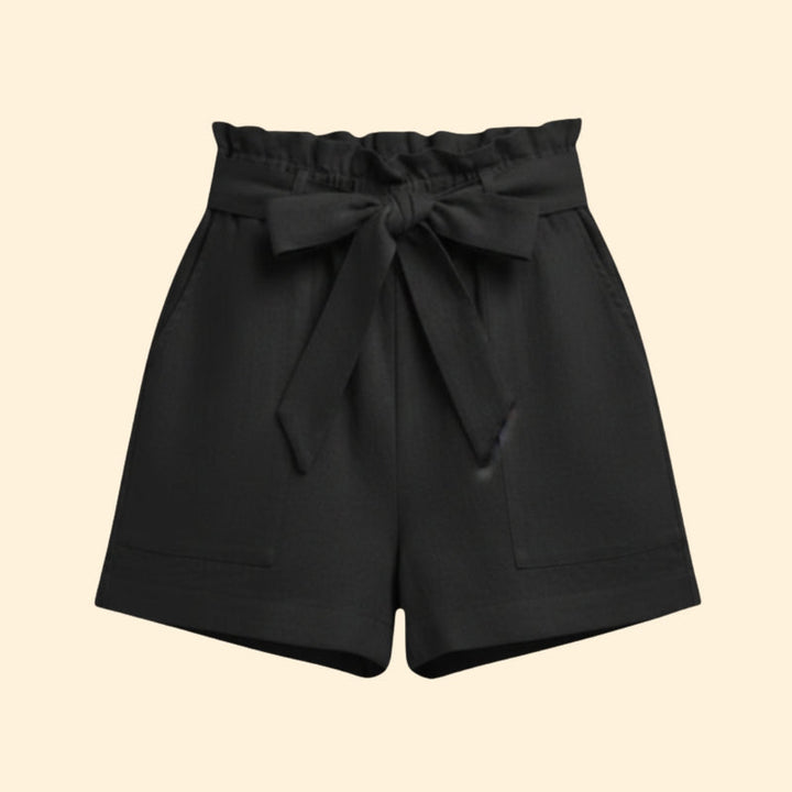 Women’s Summer Shorts with Ruffled Waistband