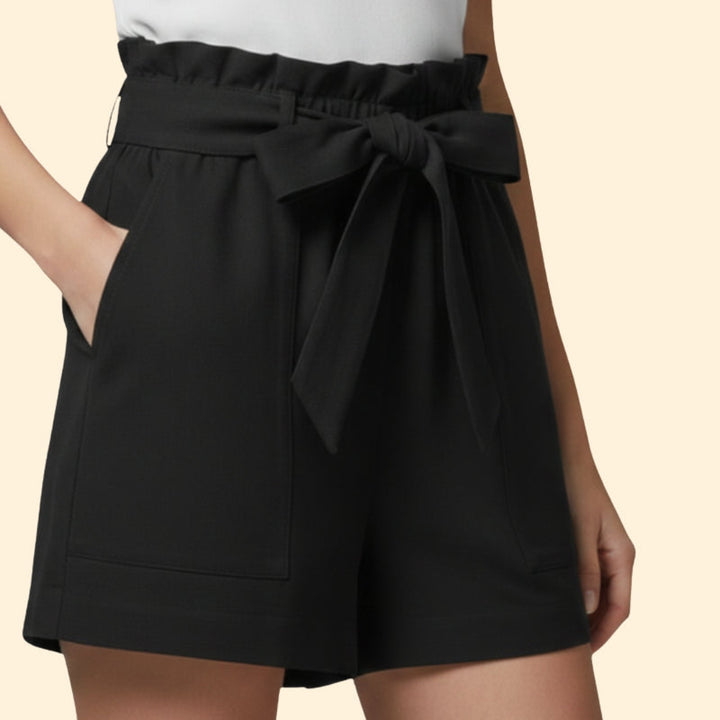 Women’s Summer Shorts with Ruffled Waistband