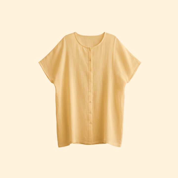 Women’s Summer Tunic with Button Front