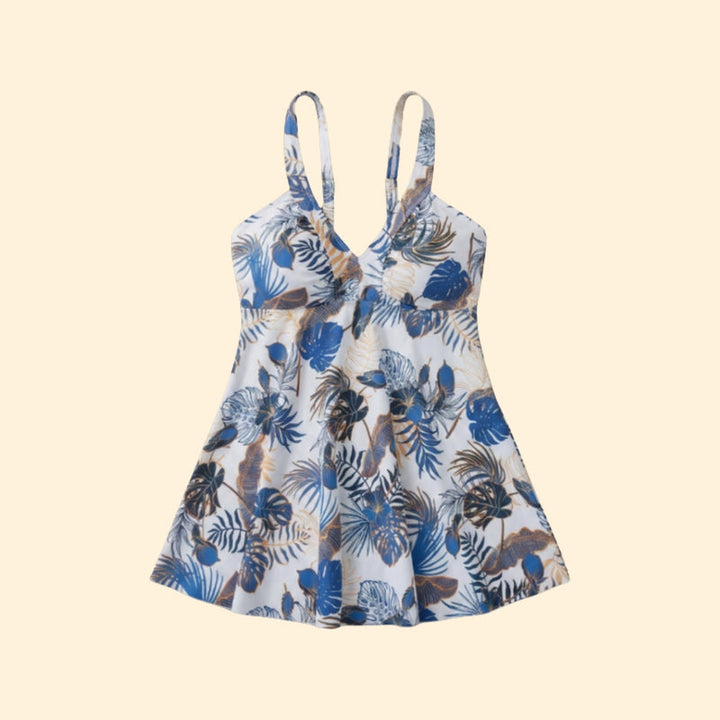 Women’s Swim Dress with Paisley Print