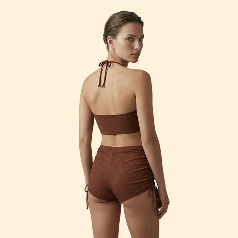 Women’s Swimwear Set with Drawstring Detail