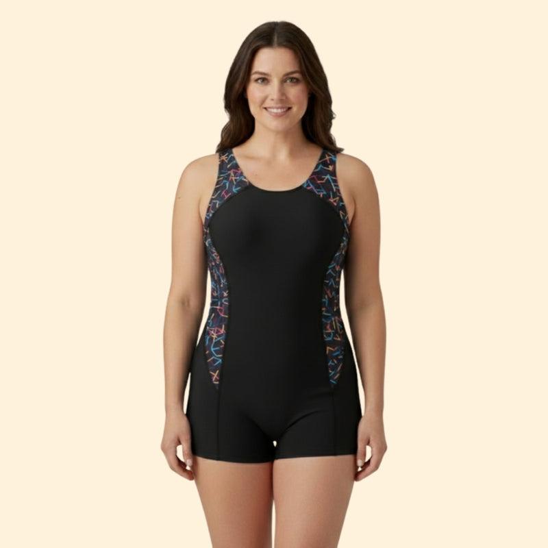 Women’s Swimwear with Side Panel Design