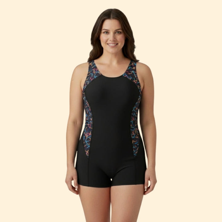 Women’s Swimwear with Side Panel Design