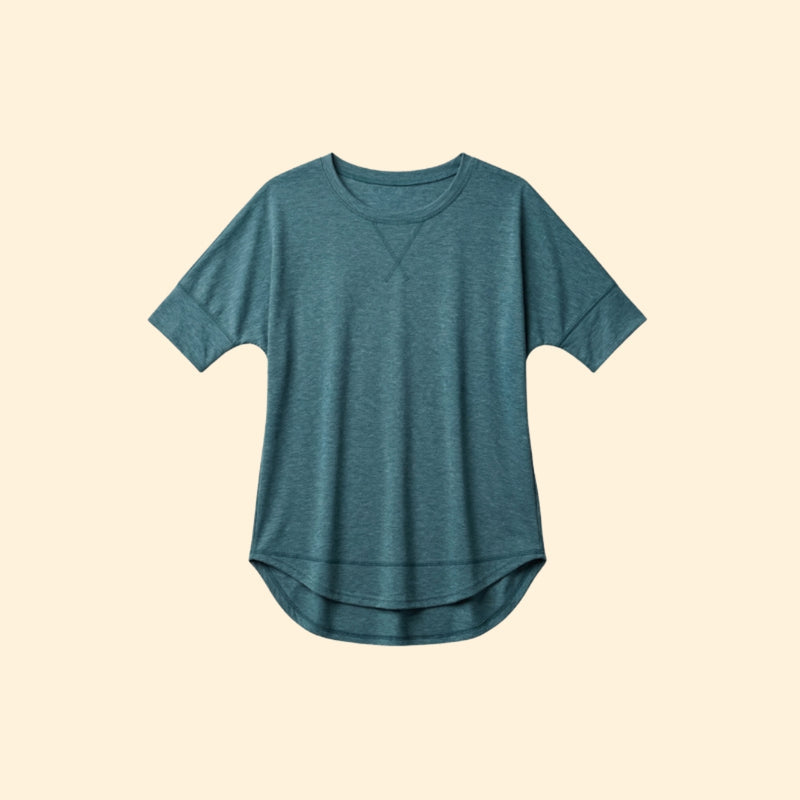 Women's T-Shirt with Drop Shoulders