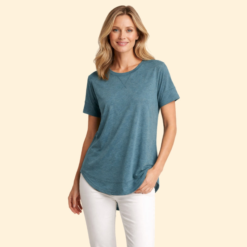 Women's T-Shirt with Drop Shoulders