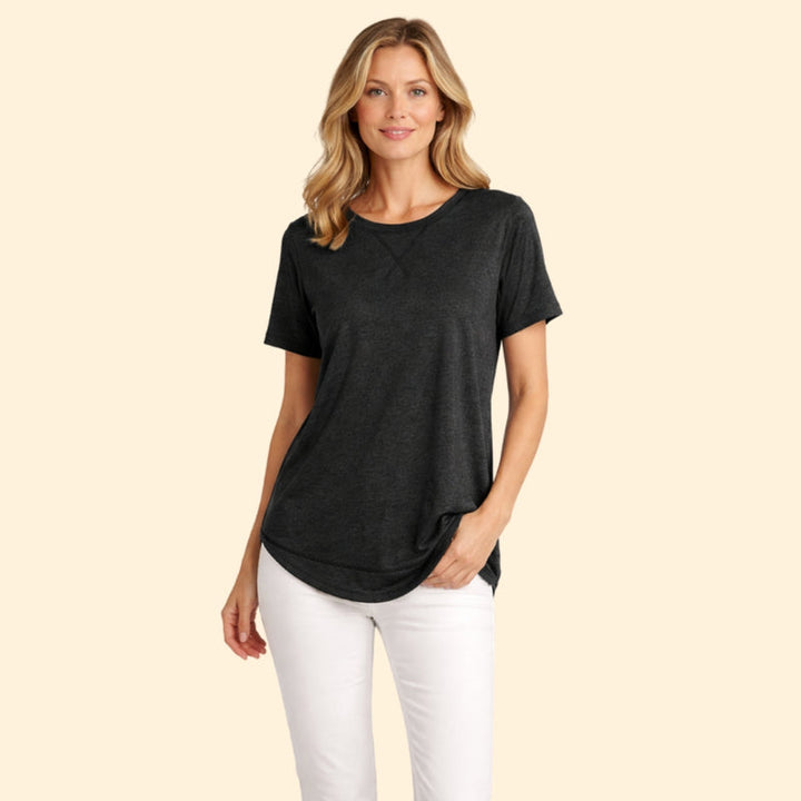 Women's T-Shirt with Drop Shoulders