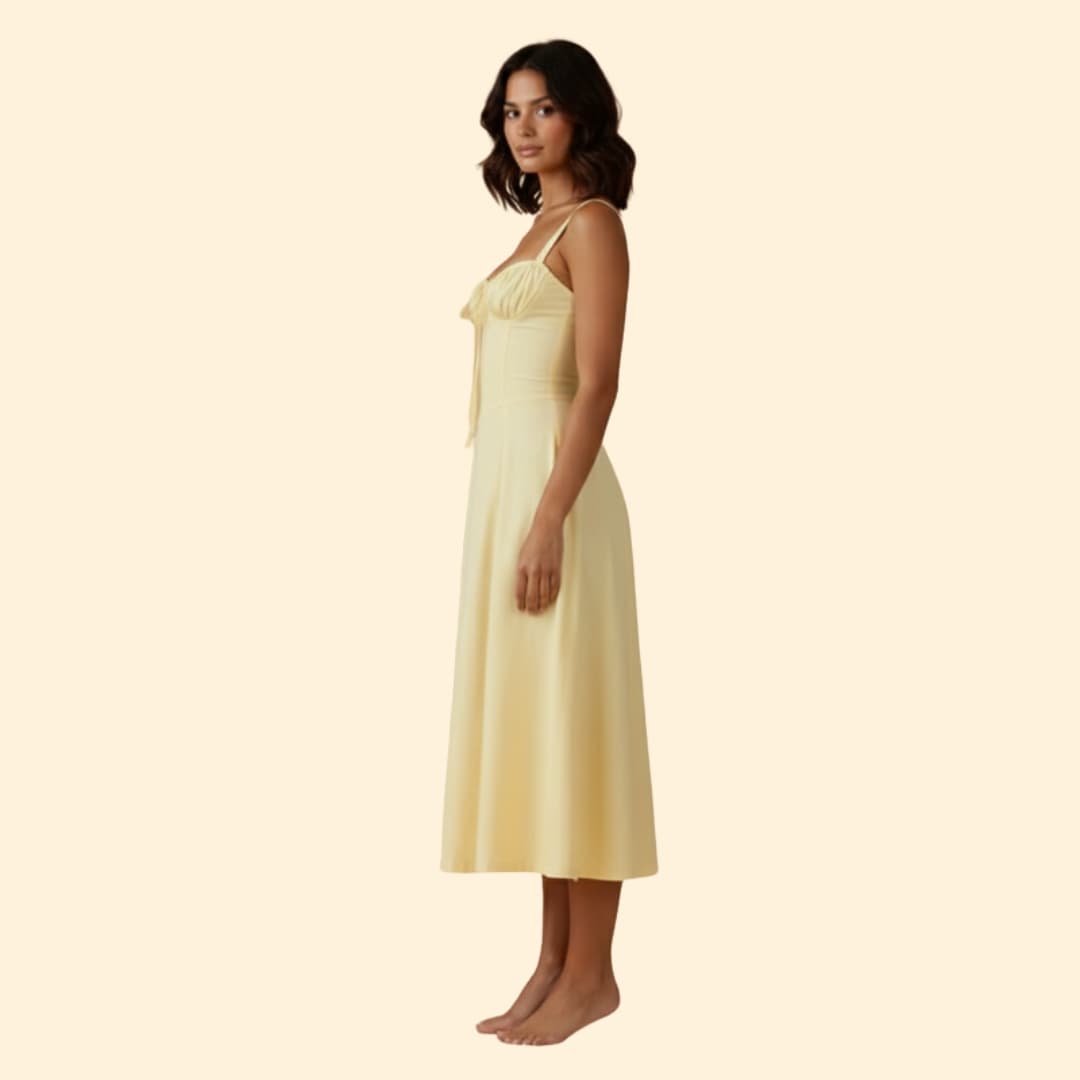 Women's Tailored Dress Corset Detail