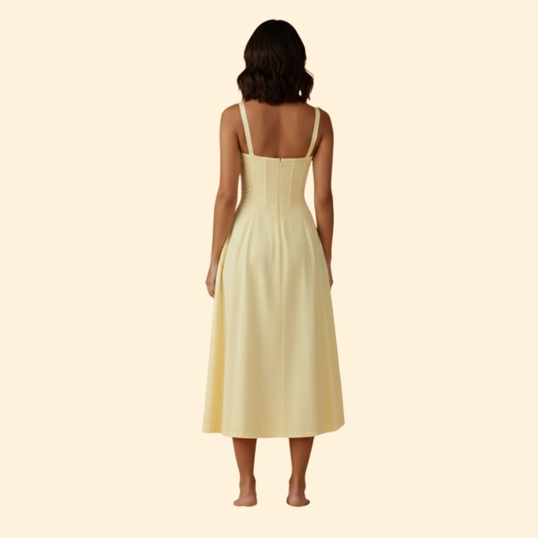 Women's Tailored Dress Corset Detail