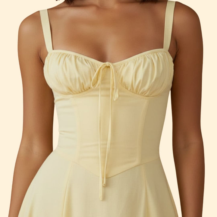 Women's Tailored Dress Corset Detail