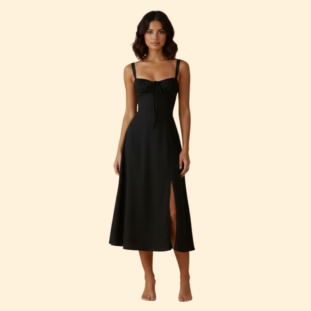 Women's Tailored Dress Corset Detail