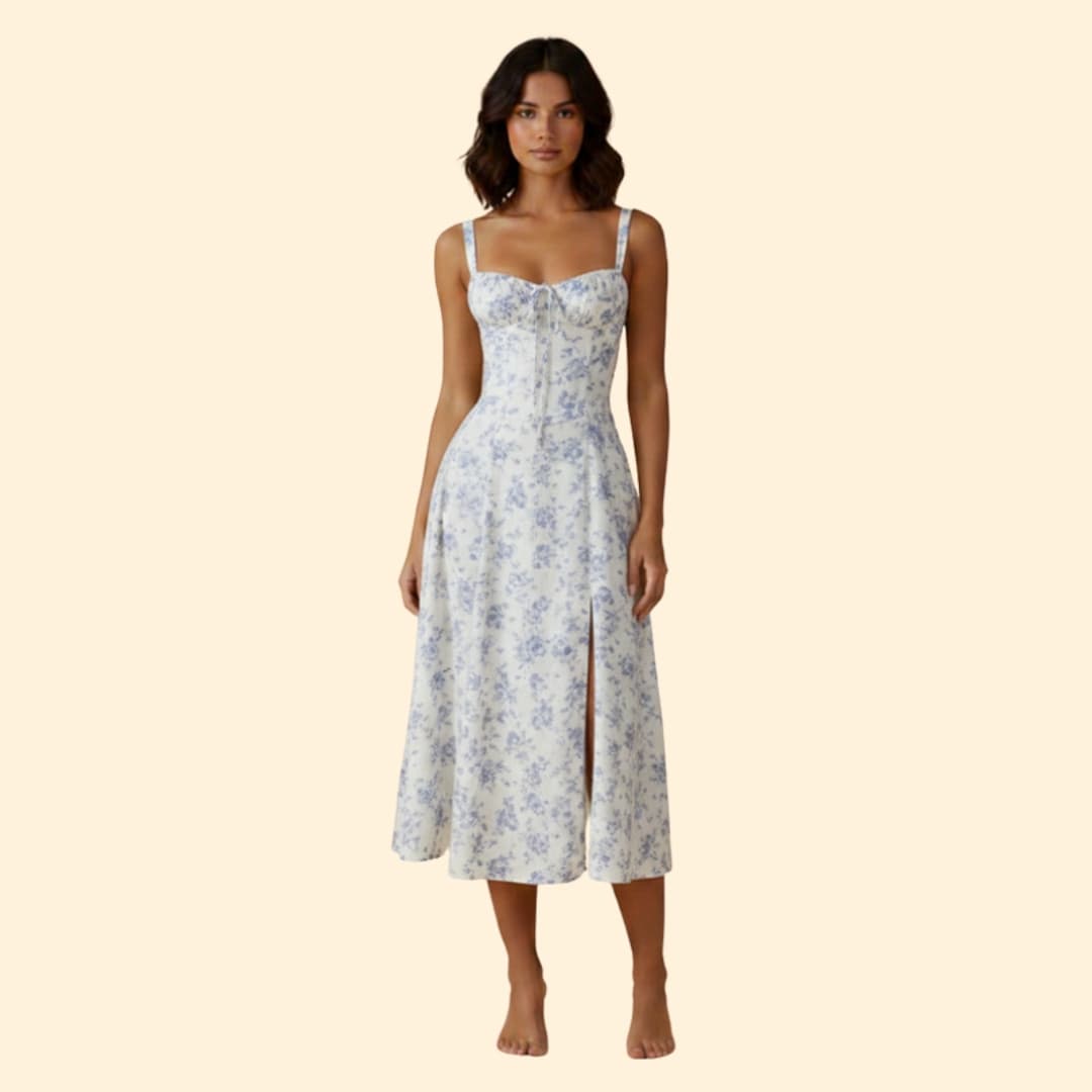Women's Tailored Dress Corset Detail