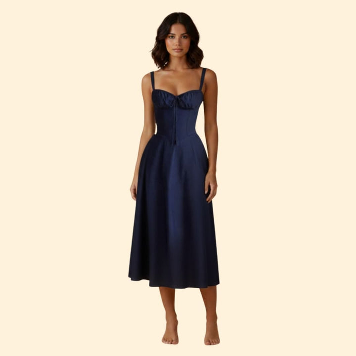 Women's Tailored Dress Corset Detail
