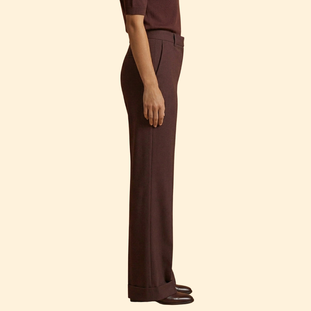 Women's Tailored Trousers with Stretch