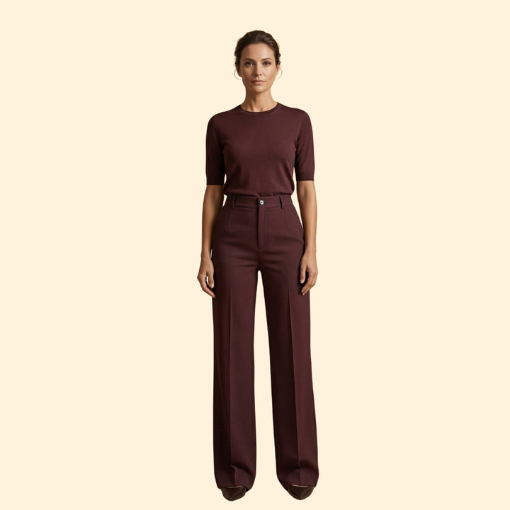 Women's Tailored Trousers with Stretch