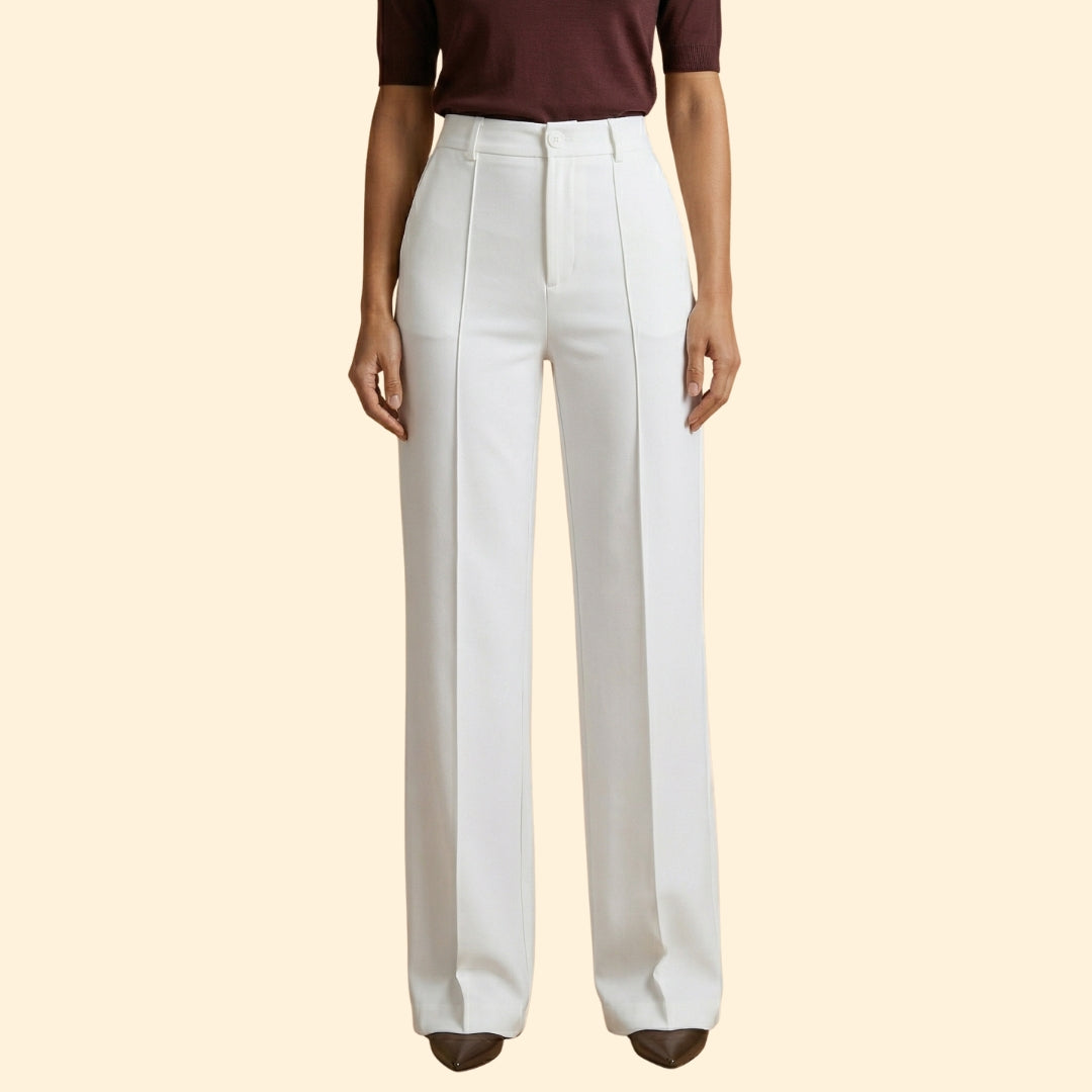 Women's Tailored Trousers with Stretch
