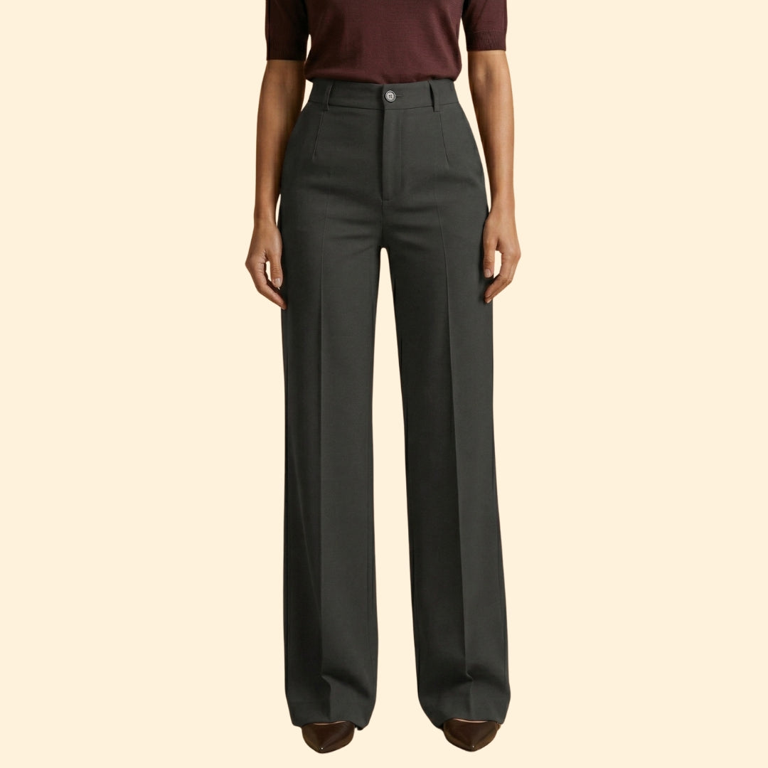 Women's Tailored Trousers with Stretch