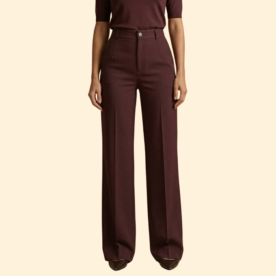 Women's Tailored Trousers with Stretch