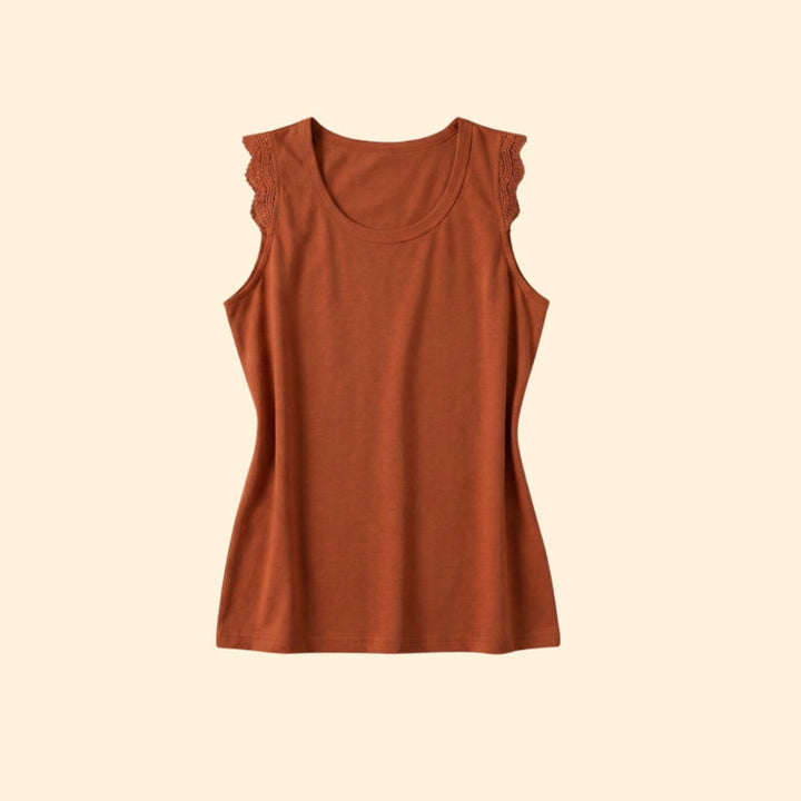 Women’s Tank Top with Lace Sleeves