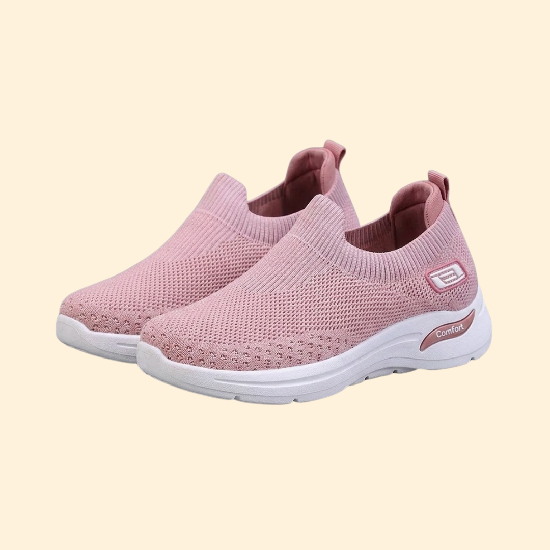 Women's Textured Casual Sneakers with Support
