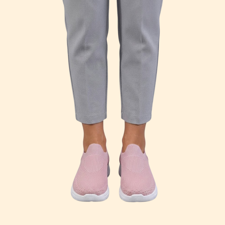 Women's Textured Casual Sneakers with Support