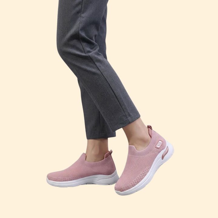 Women's Textured Casual Sneakers with Support