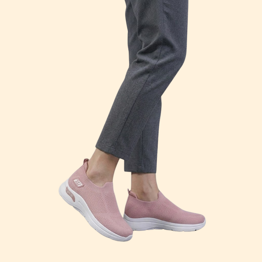 Women's Textured Casual Sneakers with Support