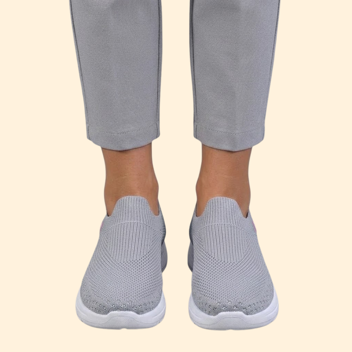 Women's Textured Casual Sneakers with Support