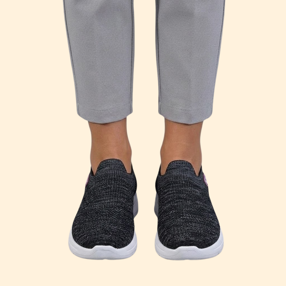 Women's Textured Casual Sneakers with Support