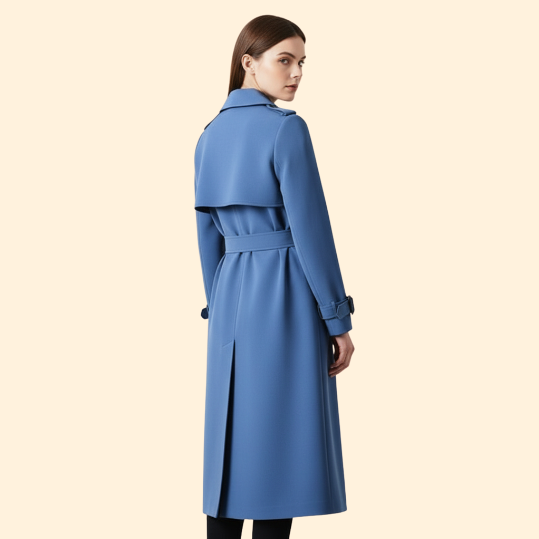 Women’s Trench Coat with Belted Waist