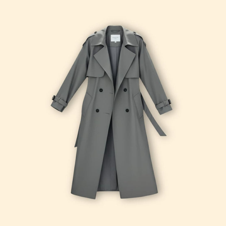 Women’s Trench Coat with Waist Belt