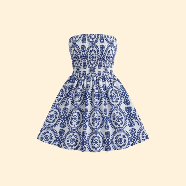 Women’s Tube Dress with Printed Pattern