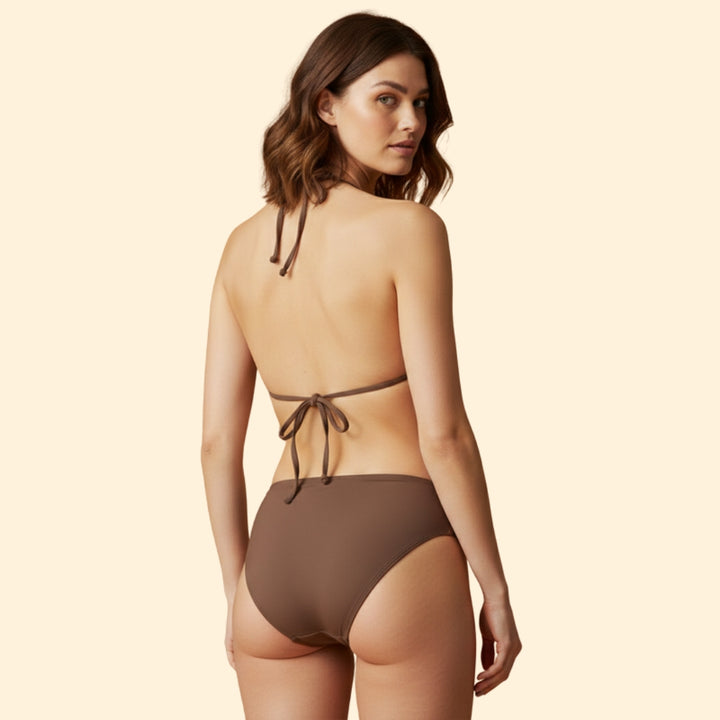 Women's Two-Piece Bikini Set with Adjustable Knot