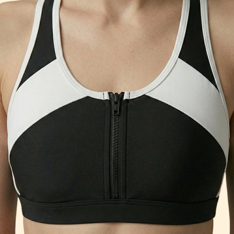 Women's Two-Piece Bikini Set with Sporty Design
