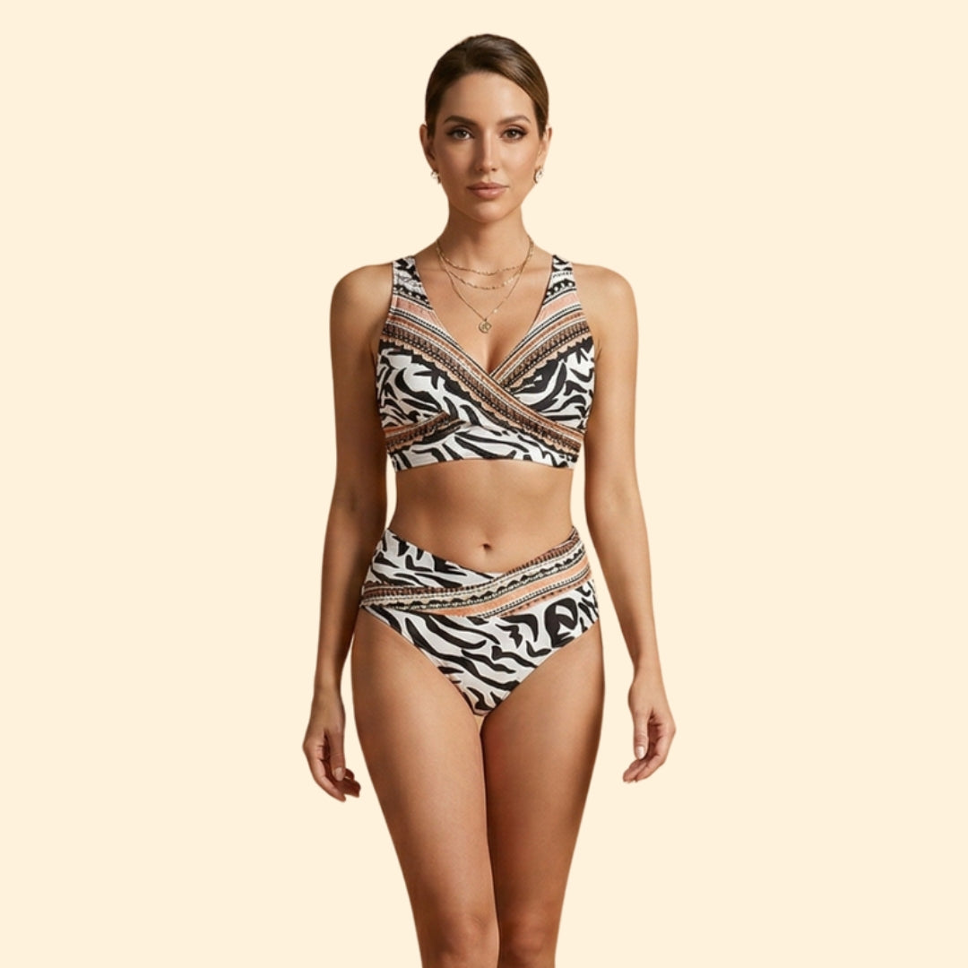 Women’s Two-Piece Bikini with Adjustable Straps