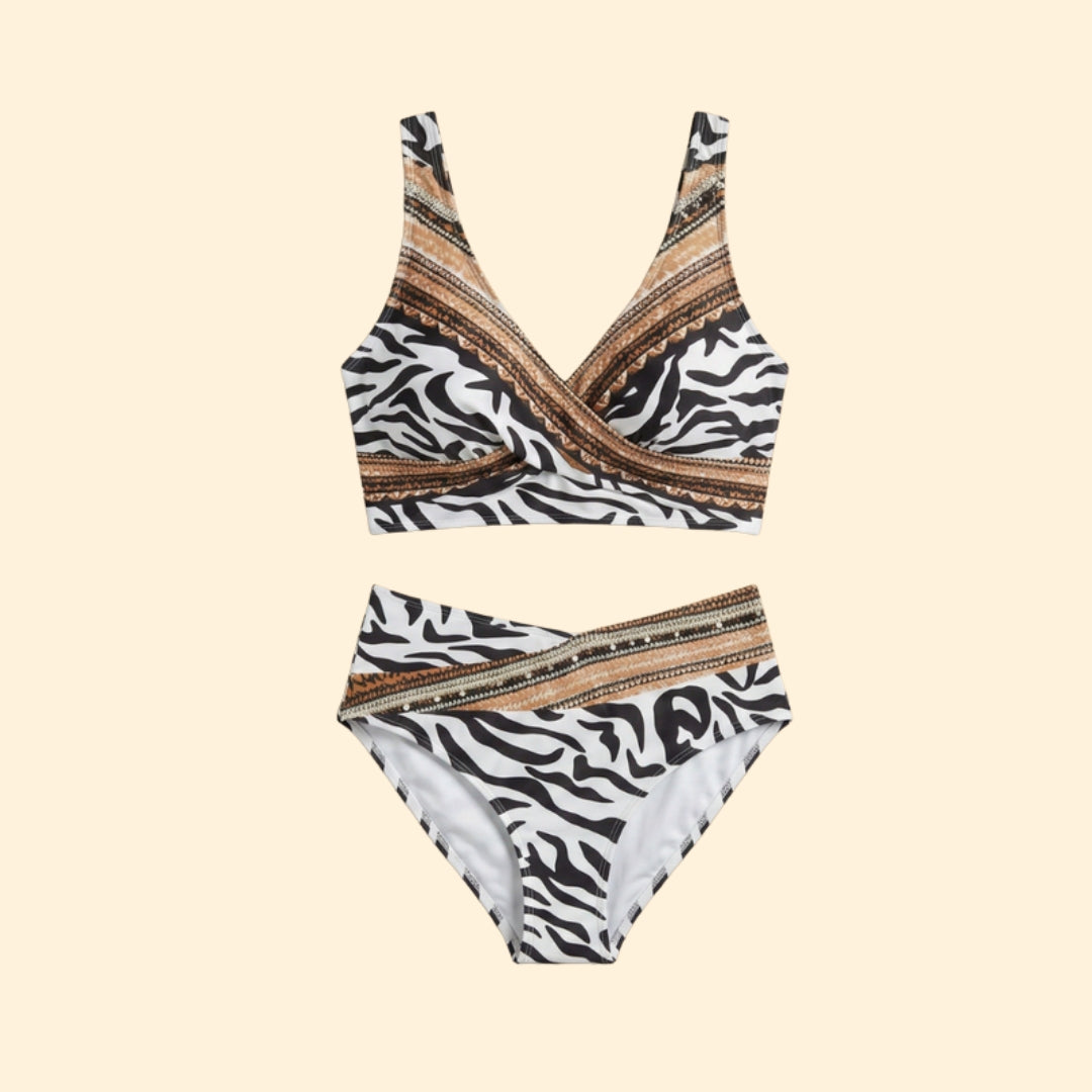 Women’s Two-Piece Bikini with Adjustable Straps
