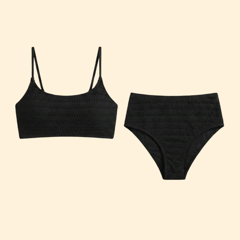 Women’s Two-Piece Bikini with Square Neckline