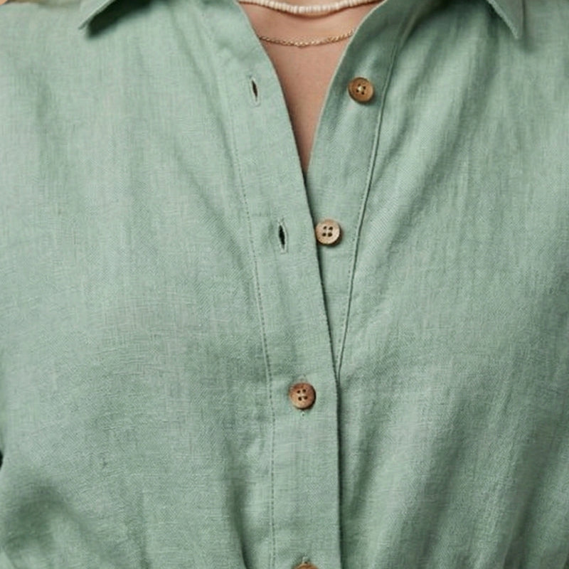 Women’s Two-Piece Set with Button-Up Shirt