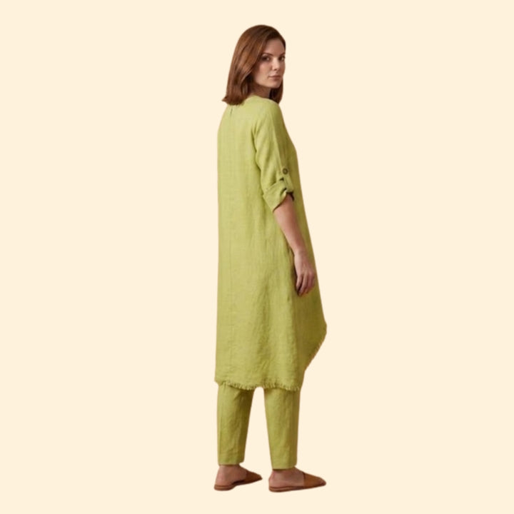 Women’s Two-Piece Set with Decorative Rings