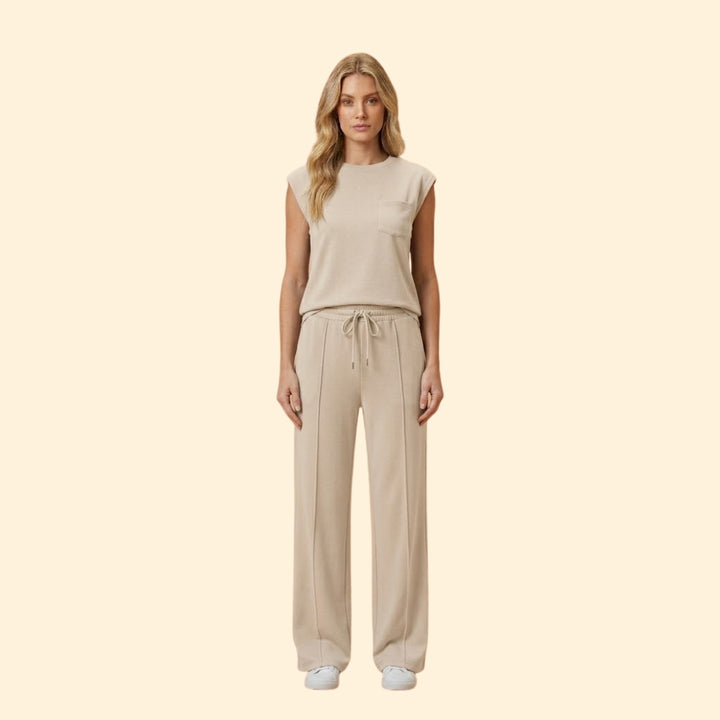 Women's Two-Piece Set with Front Seams