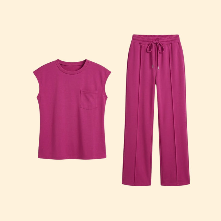 Women's Two-Piece Set with Front Seams