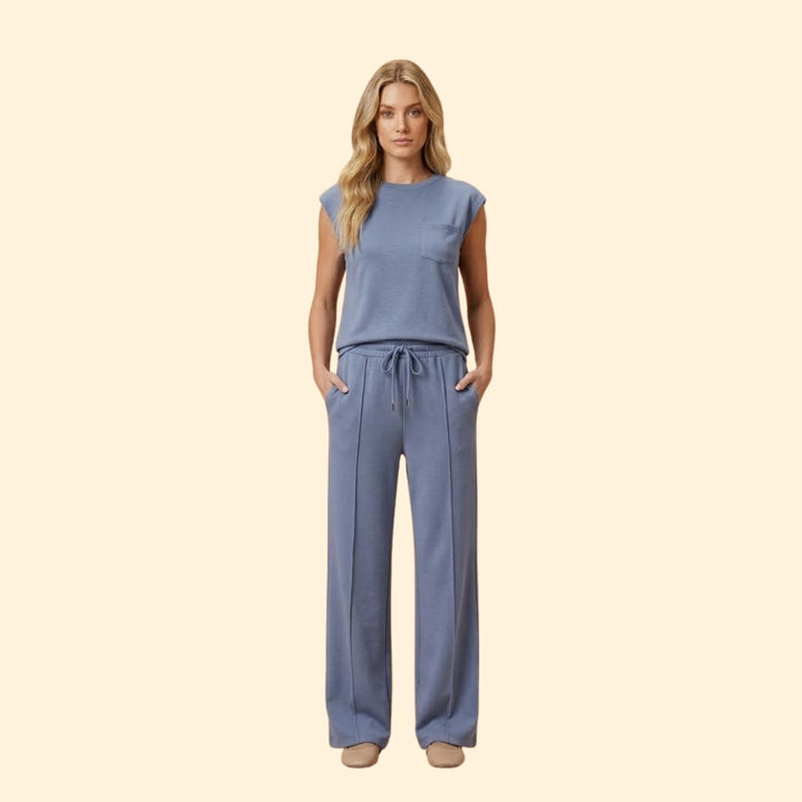 Women's Two-Piece Set with Front Seams