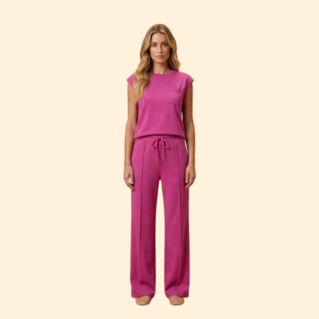 Women's Two-Piece Set with Front Seams
