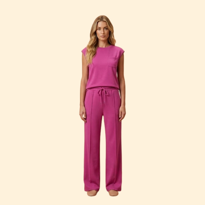 Women's Two-Piece Set with Front Seams
